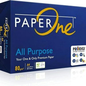 PaperOne All Purpose Premium Copy Paper, 80 GSM, A4 Size, 500 sheets ream