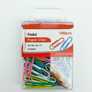 Foska Coloured Paper Clips